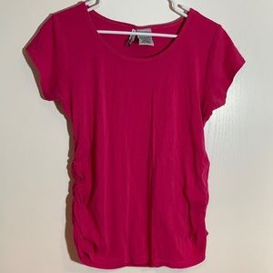 Planet Motherhood pink maternity top XL